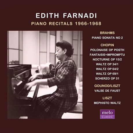 PIANO RECITALS 1966-1968 [피아노 리사이틀 실황 - 에디트 파르나디]