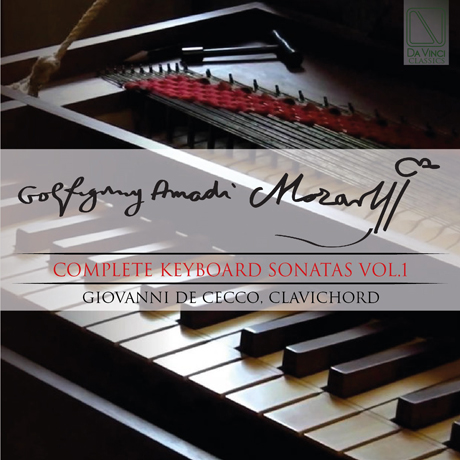 COMPLETE KEYBOARD SONATAS VOL.1/ GIOVANNI DE CECCO [모차르트: 건반 소나타 1집 - 조반니 데 체코]