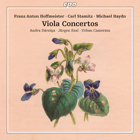 VIOLA CONCERTOS/ ANDRA DARZINA, JUERGEN ESSL, URBAN CAMERATA [호프마이스터, 슈타미츠, 미하엘 하이든: 비올라 협주곡]