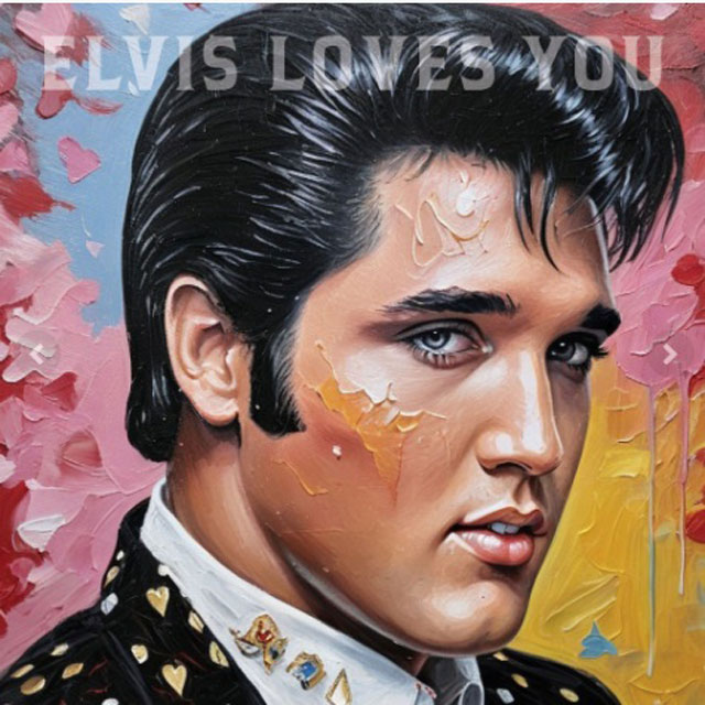 ELVIS LOVES YOU [180G RED & TRANSPARENT LP]