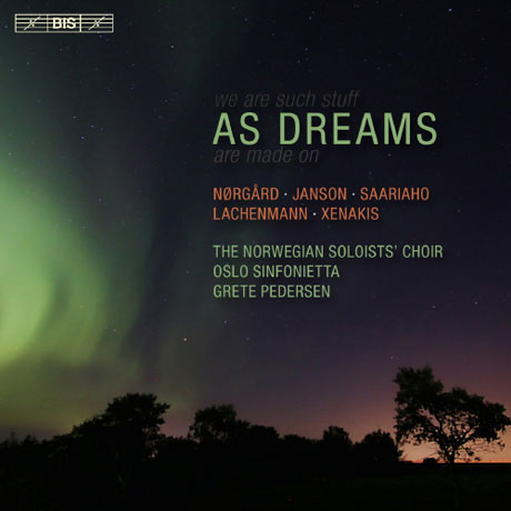 AS DREAMS/ GRETE PEDERSEN [SACD HYBRID] [꿈과 같이: 뇌고르, 얀손, 사리아호, 라헨만, 크세나키스]