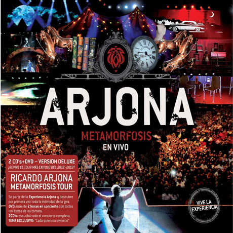 ARJONA METAMORFOSIS EN VIVO [2CD+DVD DELUXE EDITION]