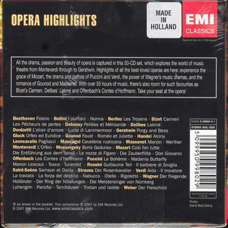 OPERA HIGHLIGHTS [THE COLLECTOR`S EDITION]