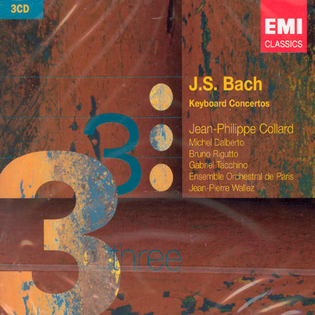 KEYBOARD CONCERTOS/ JEAN-PHILIPPE COLLARD/ JEAN-PIERRE WALLEZ [바흐 피아노협주곡집: 월레즈]