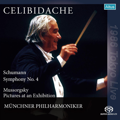 SYMPHONY NO.4 & PICTURES AT AN EXHIBITION/ SERGIU CELIBIDACHE [SACD] [무소르그스키: 전람회의 그림 & 슈만: 교향곡 4번]