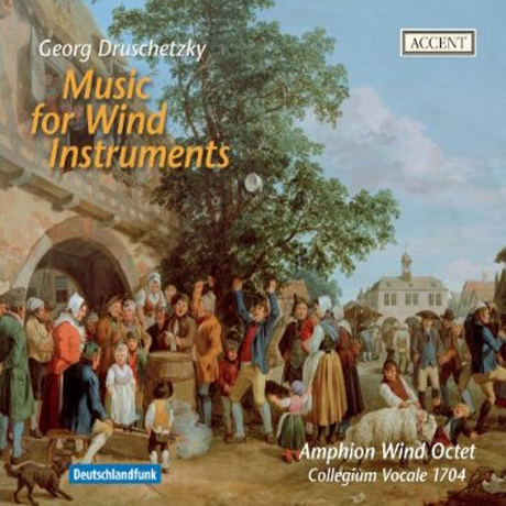 MUSIC FOR WIND INSTRUMENTS/ AMPHION WIND OCTET, COLLEGIUM VOCALE 1704