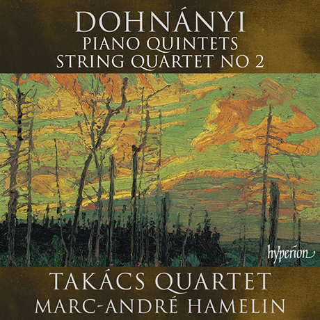 PIANO QUINTETS & STRING QUARTET NO.2/ MARC-ANDRE HAMELIN, TAKACS QUARTET [도흐나니: 피아노 오중주, 현악 사중주 2번 - 아믈랭, 타카치 사중주단]