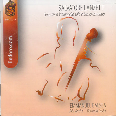 SONATES A VIOLONCELLO SOLO E BASSO CONTINUO/ EMMANUEL BALSSA