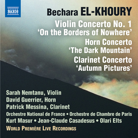 VIOLIN CONCERTO NO.1/ SARAH NEMTANU, DAVID GUERRIER, PATRICK MESSINA [엘-쿠리: 바이올린협주곡 1번 외]