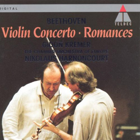 VIOLIN CONCERTOS & ROMANCES/ GIDON KREMER, NIKOLAUS HARNONCOURT [베토벤: 바이올린 협주곡 & 로망스 - 기돈 크레머]