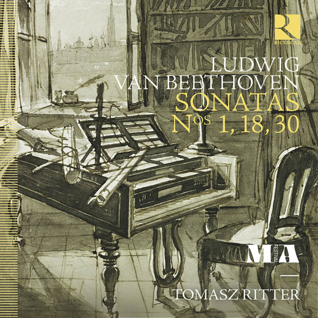 SONATAS NOS. 1, 18 & 30/ TOMASZ RITTER [베토벤: 피아노 소나타 1번, 18번, 30번 - 토마스 리터]