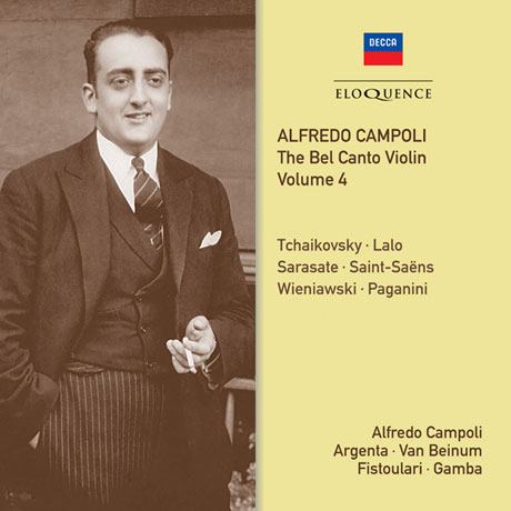 THE BEL CANTO VIOLIN VOL.4: LALO, SARASATE [알프레도 캄폴리: 벨 칸토 바이올린 4집 - 협주곡집]