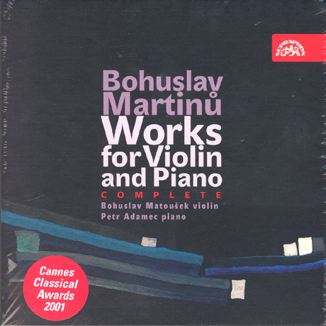 WORKS FOR VIOLIN AND PIANO/ BOHUSLAV MATOUSEK/ PETER ADAMEC