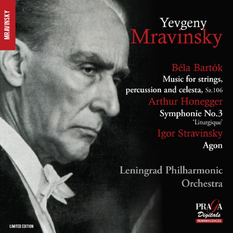 MUSIC FOR STRINGS, PERCUSSION AND CELESTA, SYMPHONY NO.3 & AGON/ YEVGENY MRAVINSKY [SACD HYBRID] [바르톡: 현과 타악기와 첼레스타를 위한 음악, 오네게르: 교향곡 3번, 스트라빈스키: 아곤]
