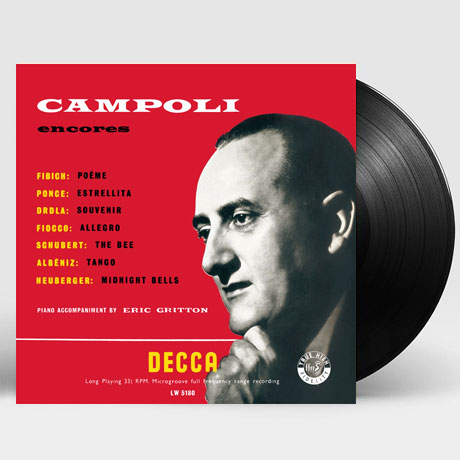 ENCORES [알프레도 캄폴리: 앙코르 1 & 2집] [ANALOGPHONIC 180G LP]