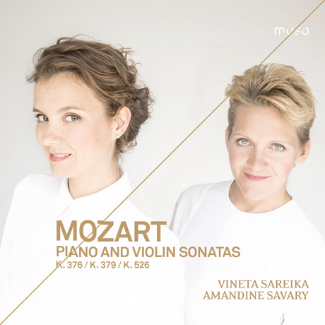 PIANO AND VIOLIN SONATAS/ VINETA SAREIKA, AMANDINE SAVARY [모차르트: 바이올린 소나타 - 비네타 사레이카]