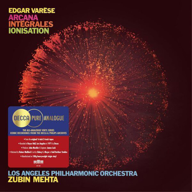 ARCANA, INTEGRALES, IONISATION/ ZUBIN MEHTA & LOS ANGELES PHILHARMONIC [바레즈: 알카나 등 - 주빈 메타] [LP]