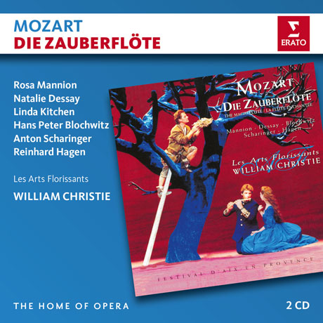 DIE ZAUBERFLOTE/ WILLIAM CHRISTIE [THE HOME OF OPERA] [모차르트: 마술피리 - 크리스티]