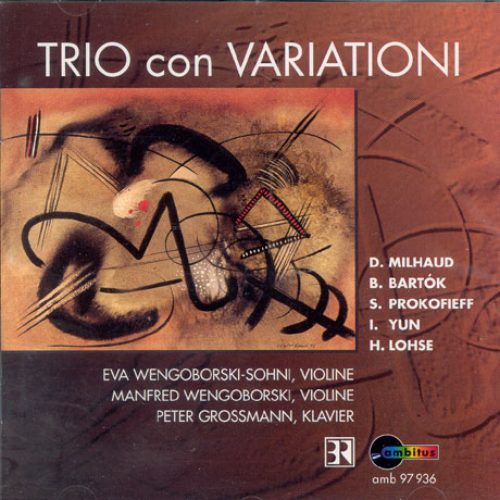 SONATA FOR 2 VIOLONS AND PIANO/ TRIO CON VARIATIONI