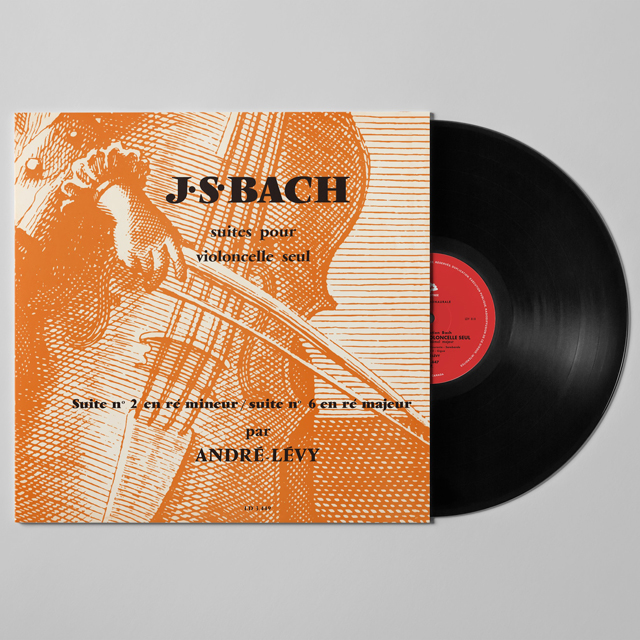 CELLO SUITE NO.2 BWV 1008 & NO.6 BWV 1012/ ANDRE LEVY [바흐: 무반주 첼로 모음 전곡 3집 - 앙드레 레비] [180G LP]