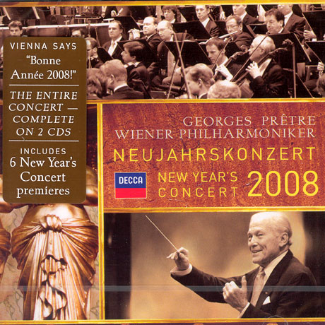 NEW YEAR`S CONCERT 2008/ WIENER PHILHARMONIKER/ GEORGES PRETRE