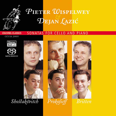 SONATAS FOR CELLO AND PIANO/ PIETER WISPELWEY, DEJAN LAZIC [SACD HYBRID] [쇼스타코비치, 프로코피에프, 브리튼: 첼로 소나타 - 피터 비스펠베이]