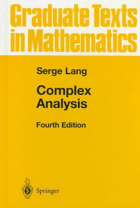 [���絵��] Complex Analysis
