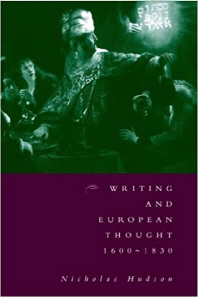���絵�� Writing and European Thought 1600-1830