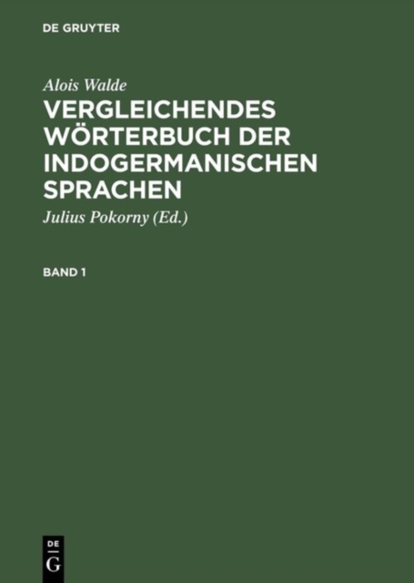 ���絵�� Vergleichendes W Rterbuch Der Indogermanischen Sprachen