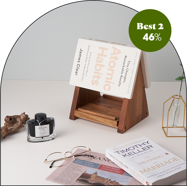 ㄱ 에디션 우드 북레스트