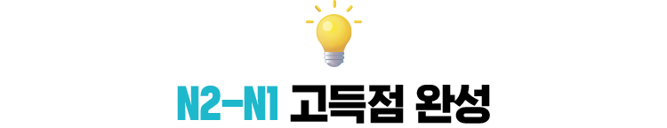 N2-N1 고득점 완성