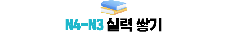 N4-N3 실력 쌓기