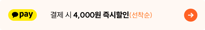 카카오페이 결제 시 4,000원 즉시할인(선착순)