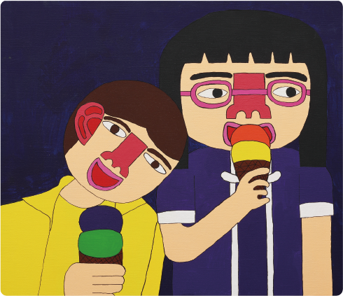여친과 아이스크림 데이트
