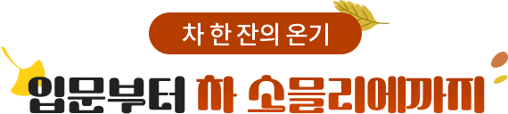 차 한 잔의 온기 입문부터 차 소물리에까지