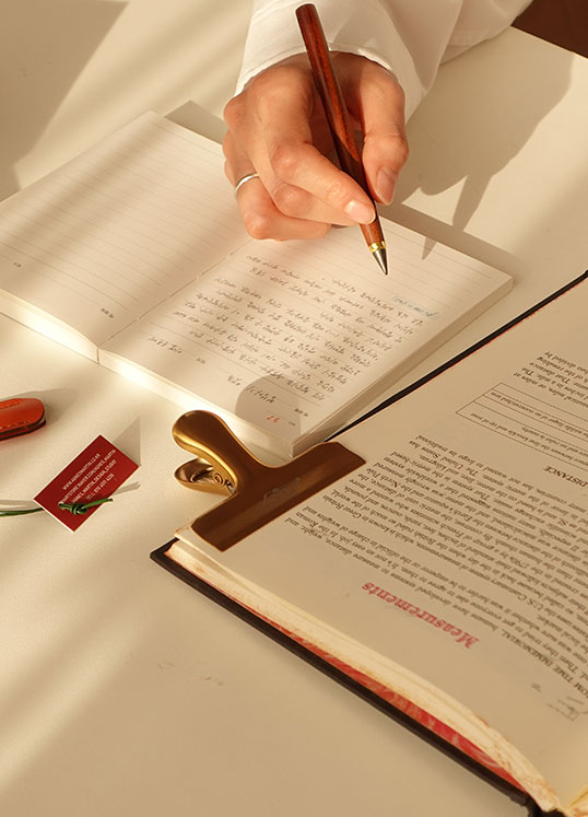 겨울의 필사노트