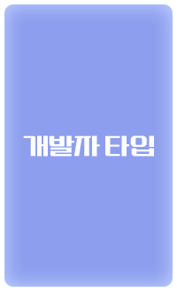 개발자 타입