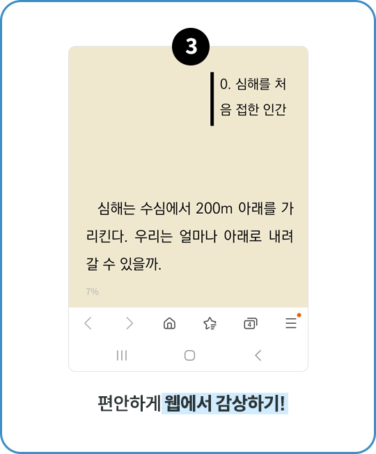 3. 편안하게 웹에서 감상하기!