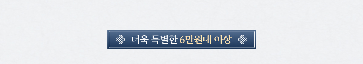 더욱 특별한 6만원대 이상