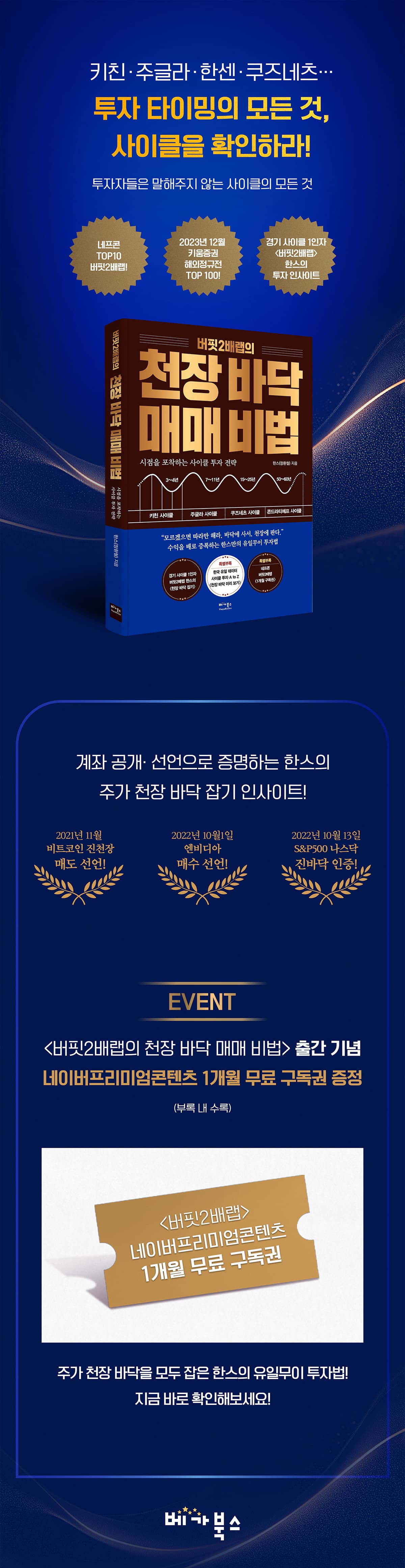 『버핏2배랩의 천장 바닥 매매 비법』 출간 기념 이벤트