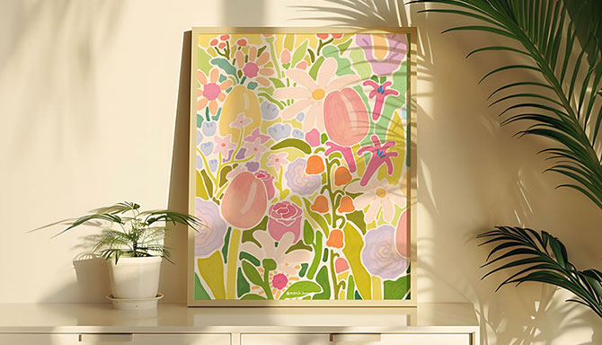 봄을 담은 공간