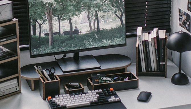 감각적인 데스크테리어의 완성