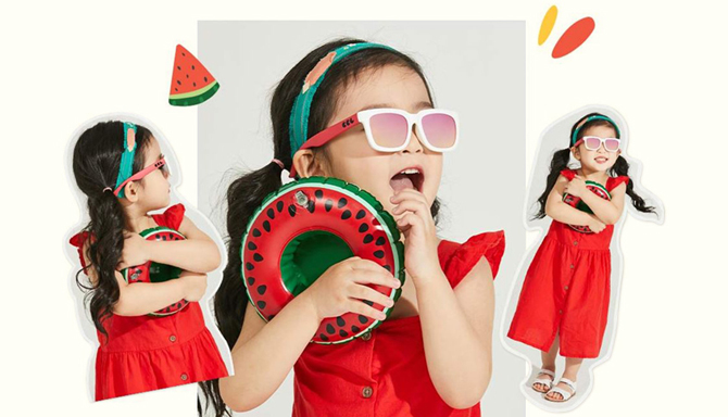 작은 얼굴에 꼭 맞는 똑똑한 자외선 차단