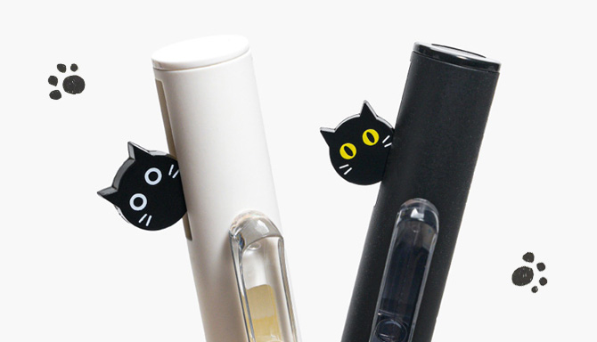 ★ 필기 중에 심쿵 주의! 고양이 젤 펜 등장 ★