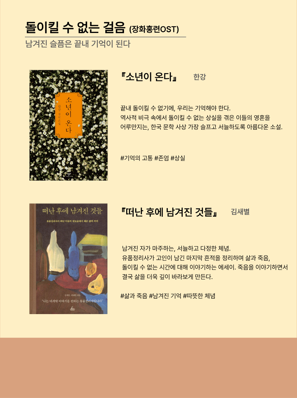 돌이킬 수 없는 걸음 (장화홍련ost) | 남겨진 슬픔은 끝내 기억이 된다