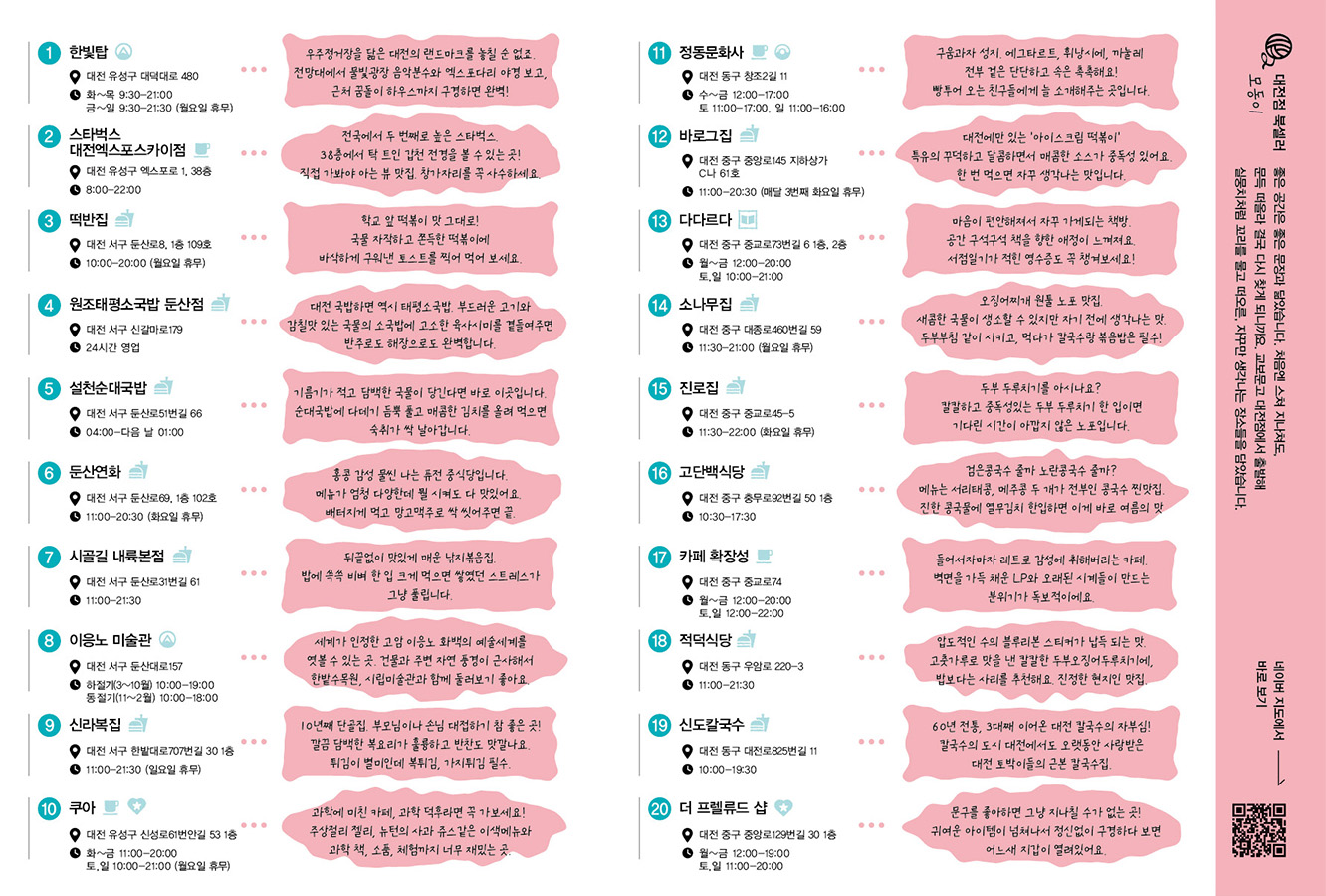 대전 지도