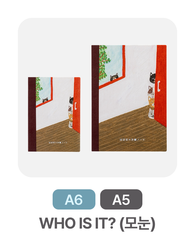 A6, A5 | WHO IS IT? (모눈)