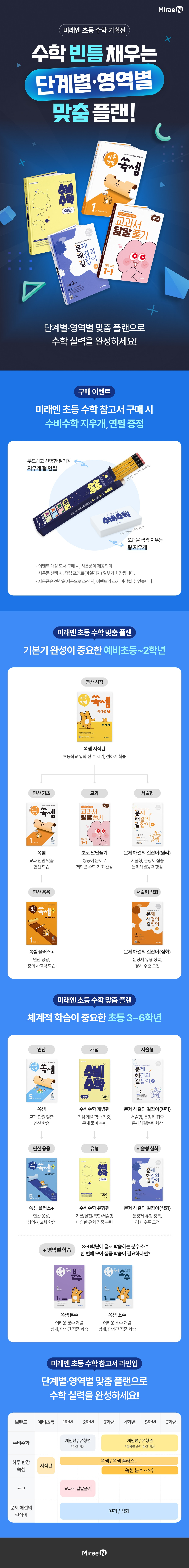 [미래엔] 초등 수학 기획전