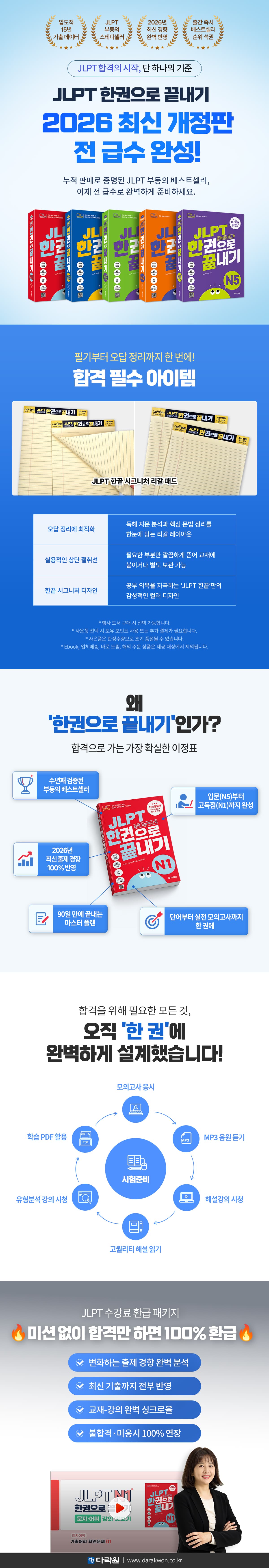 《JLPT 한권으로 끝내기 2026 최신개정판》 시리즈 출간 기념 이벤트