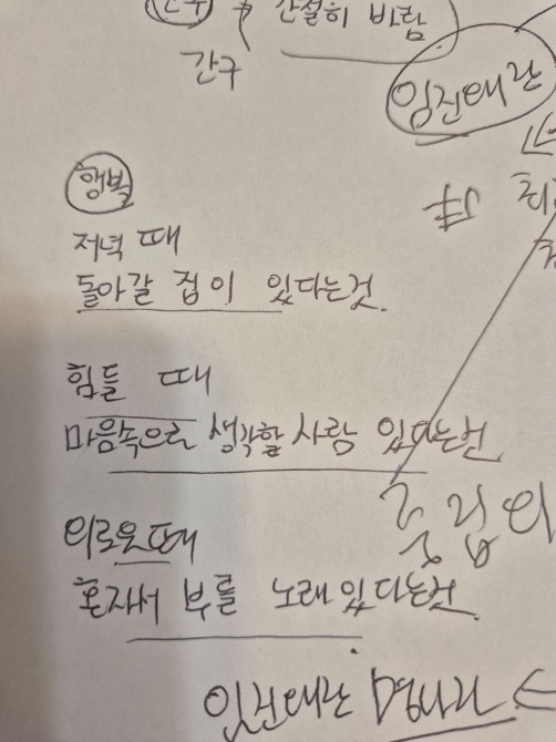 독자 답장 이미지